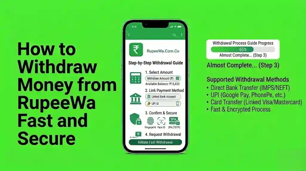 Withdraw Money from RupeeWa